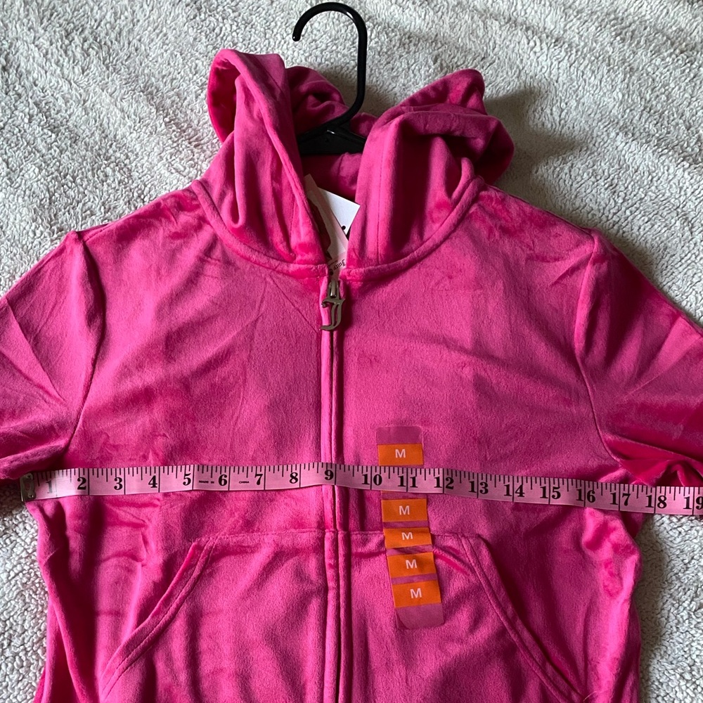 COPY - Juicy Couture Bling Velour Track Suit -Pink(Size M) 💖💖Offers Welcome💖💖 - Picture 14 of 16